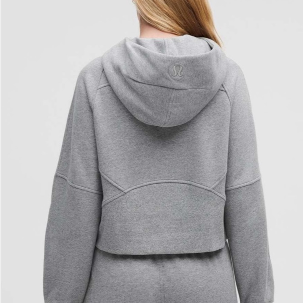 Lululemon Scuba NWT Graphic Oversized Hoodie Heathered Medium Grey